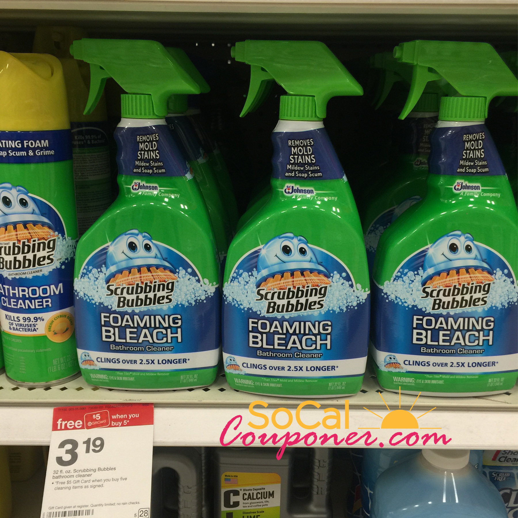 Only 1 39 Scrubbing Bubbles Bathroom Cleaner Target Deal Hunting Babe