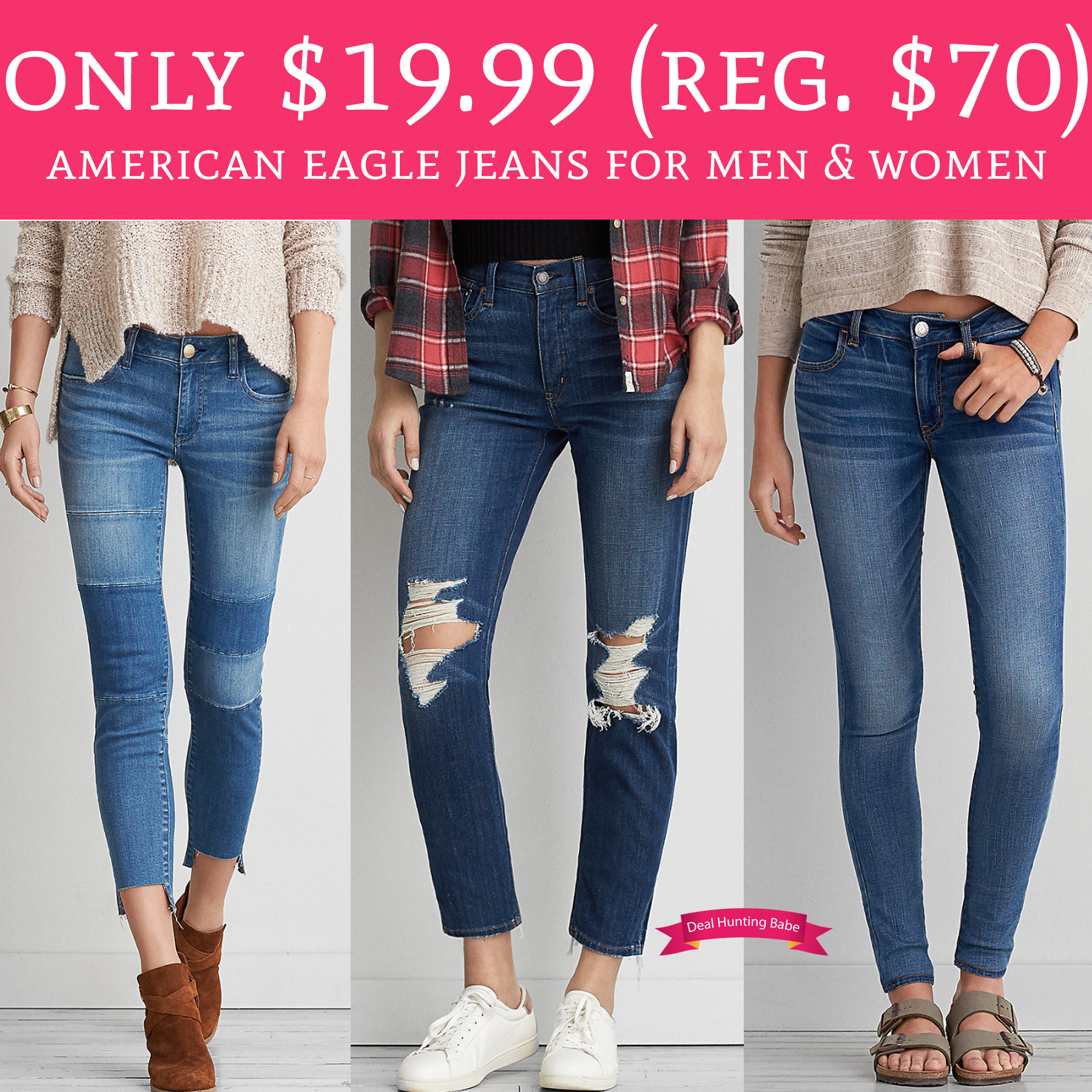 american eagle striped jeans